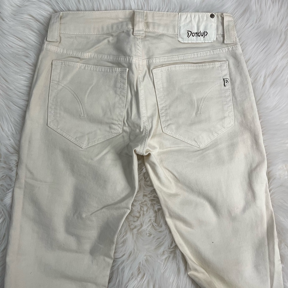 Dondup off white, straight leg jeans. Size 27
